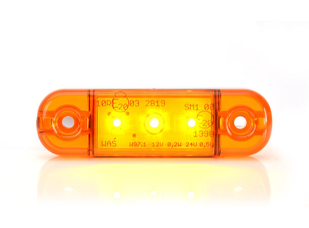 SIDEMARKERING SLIM GUL  3 LED Strands Lighting Division 