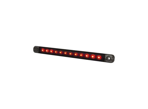 DARK KNIGHT SLIM BAK/BREMS RØD 9 LED 