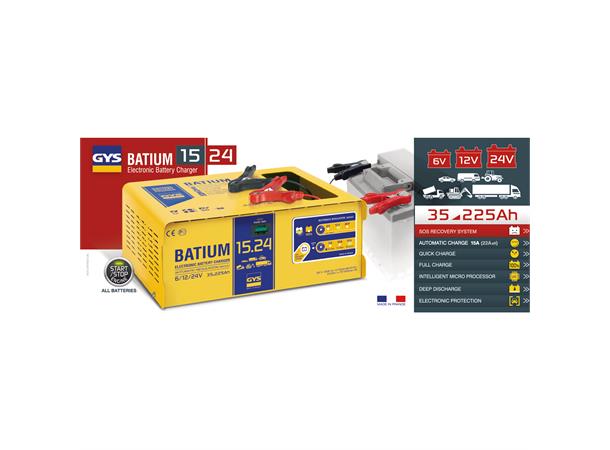 Baterilader BATIUM 15.24 Gys 